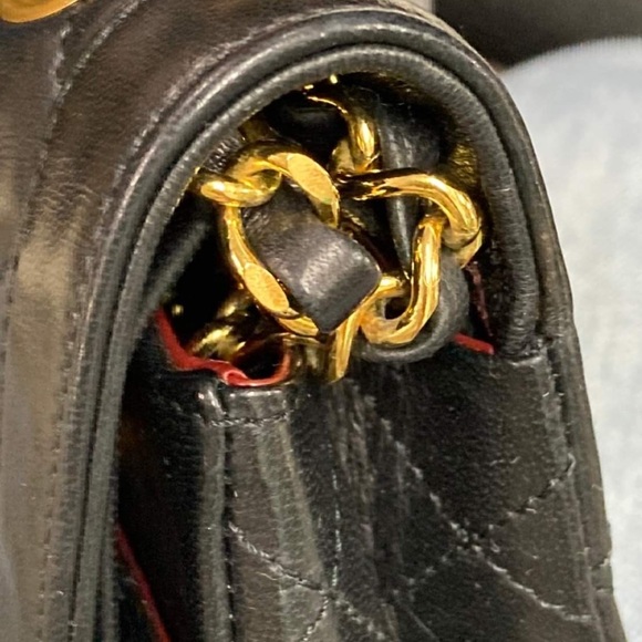 SOLD 🖤 Vintage Chanel Paris Double Flap Small - Picture 10 of 17